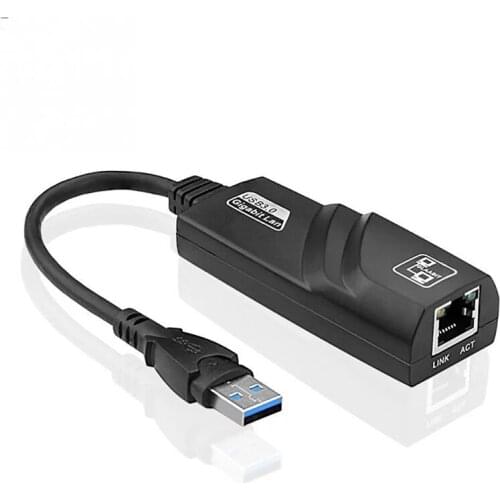 Ethernet Adapter USB 3.0 to RJ45 Gigabit Lan Adapter 10/100/1000Mbps USB Network Adapter for Windows/Mac OS/Linux/Chrome OS