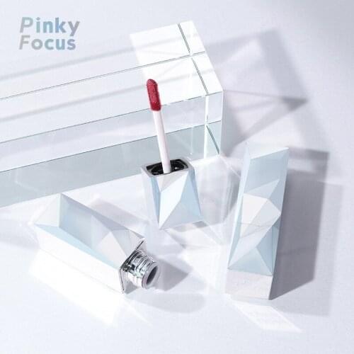 Hot Sale Pinkyfocus Dreamlike Crystal Diamond Velvet Lip Glaze Matte Light Moisturizing Non Stick Cup Lipstick Makeup Cosmetic