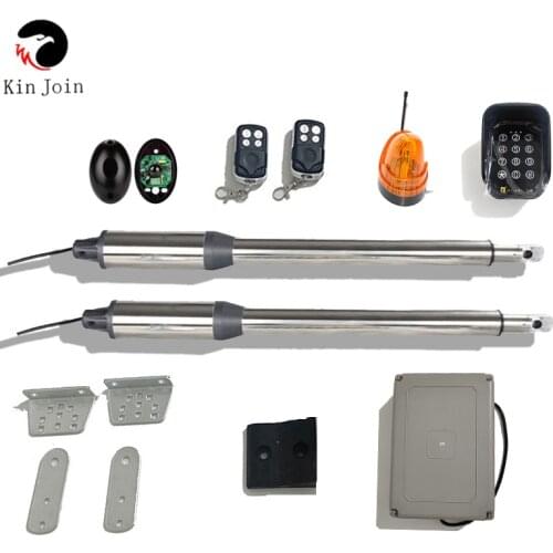 KinJoin Linear Automatic Electric Motor Access Door System Heavy Duty For Double Swing Gate Opener Notor Actuator Closer