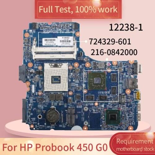 721521-601 724329-601 For HP Probook 440 450 470 G0 8750M 1GB 12238-1 SLJ8E 216-0842000 DDR3 Laptop motherboard Mainboard