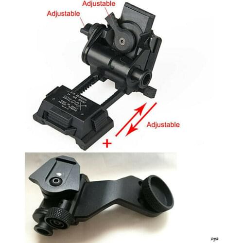Metal L4G24 Helmet NVG Mount + Metal J Arm Bracket for AN/PVS14
