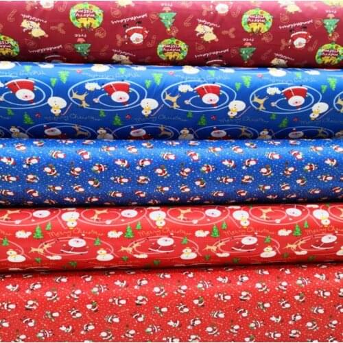 Syunss Chirsmas Series Cotton Fabric Diy Patchwork Quilting Baby Dress Cushions Sewing Tissus Tilda Tecidos Sewing Cloth Tecido