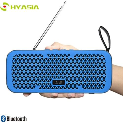 Speaker Mini Wireless Loudspeaker Support TF USB AUX Subwoofer Speakers Stereo Audio Music Player FM Sound Music With Antenna