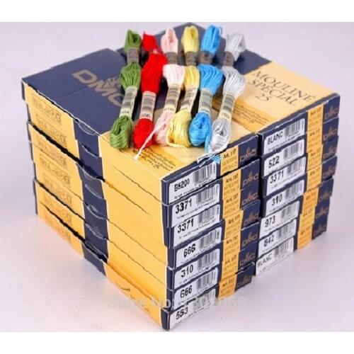 8.7 Yard Length 80 pcs/lot DMC Thread Embroidery Cross Stitch Floss Thread