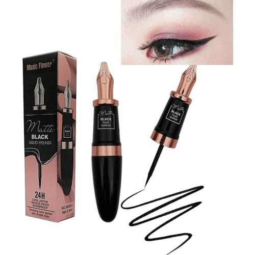 Eyeliner pencil waterproof long lasting matte liquid eyeliner quck drying black eye liner pen