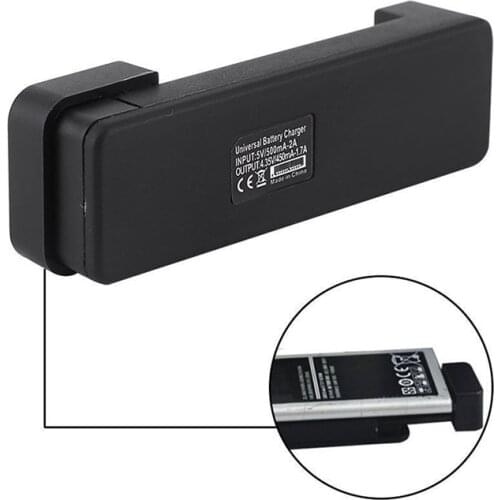 Adjustable Universal External Battery Charger LED Indicator For 4-9cm Smartphone Batteries