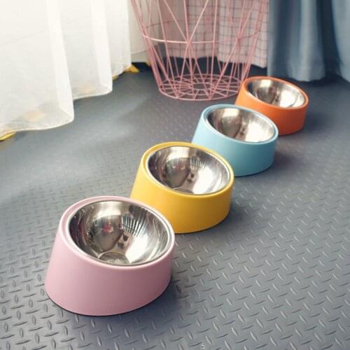 Dog Feeder Drinking Bowls for Dogs Cats Pet Food Bowl Comedero Perro Miska Dla Psa Gamelle Chien Chat Voerbak Hond D1390