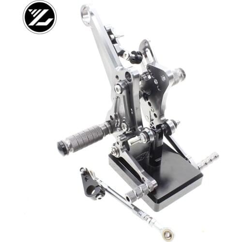 CNC Verstelbare Rearsets Achter Set Motorfiets Footrest Moto Pedaal pedal For Ducati Diavel Carbon 2011-2015 AMG 2011-2012