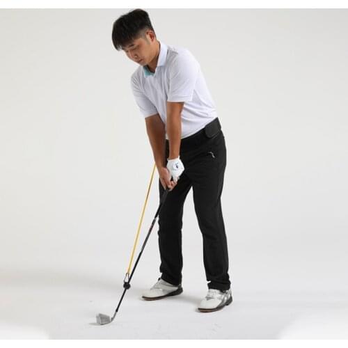 Golf Swing Training Aid Trainer Beginner Practicing Waist Band Gesture Training Aids Correct Swing Waist Belt Supplies
