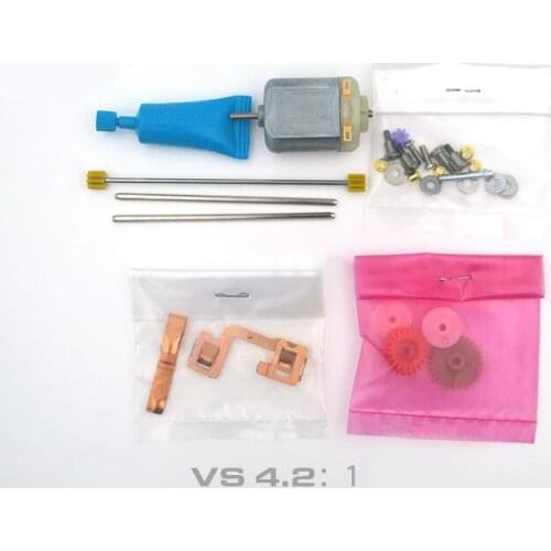 VS Chassis Motor+4.2:1 Gear+Battery Teminal+Axle Set Spare Parts For Tamiya Mini 4WD Car Model
