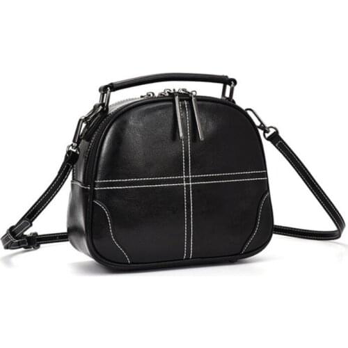 Split Leather Fashion Women Handbag Ladies Shoulder Bag Luxury Brand Design Messenger Bag Leather Crossbody Bags High Quality