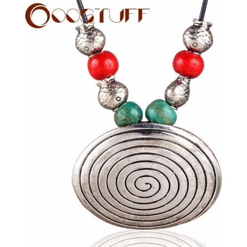 Silver Color Vintage Woman Necklaces Jewelry Statement necklaces & pendants collares mujer Choker Necklace Women Long Necklace