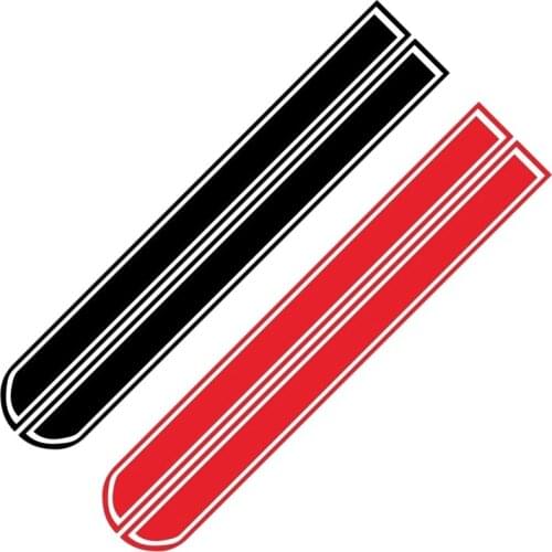 2 Pcs Car Hood Sticker Vinyl Scratches Car Hood Sticker Auto Front Cover Stickers