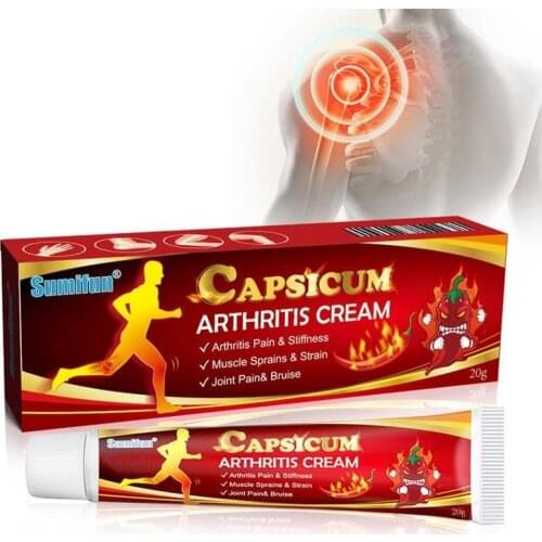 20g Capsicum Arthritis Cream Analgesic Balm Ointment For Rheumatism Arthritis Knee Muscle Sprain Pain Relieve Plaster