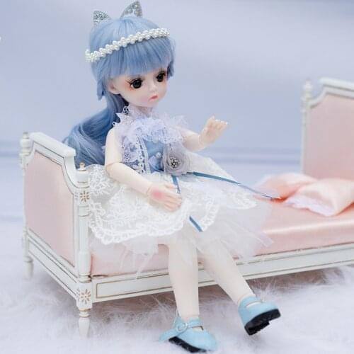 30cm Fashion BJD Doll 25 Joints Makeup DIY Bjd Dolls With Clothes Suit Best Gifts For Girl Handmade Beauty Toy 1/6 BJD