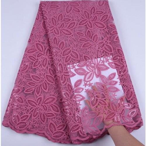 Shiny Sequins Milk Silk Lace Superb Soft African Net Lace Fabric Classic Floral Nigerian French Mesh Lace Fabric For PartyA1715