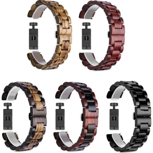 20/22mm Wood wristband For -Huami watch 1/2/GTR,Huawei -GT,-Galaxy Watch Strap universal sandalwood replacement Belt