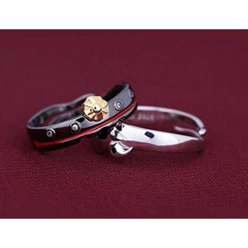 Coslive Toilet-Bound Hanako-kun Ring Yashiro Nene Cosplay Costume Silver Ring for Women Personalized Jewelry Accessories