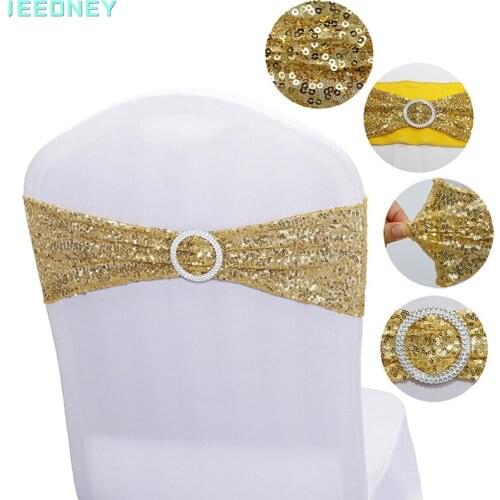 Decorative Bows Belt for Chairs Knot Chair Sashes Ties for Wedding Pastoral Decoration Mariage Deco Knots Loop Cover Ribbon Band