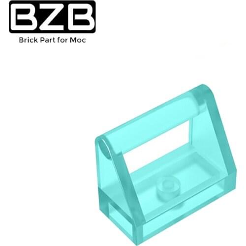 BZB MOC 2432 1x2 Top Handle Board Building Blocks Parts Technical Bricks Kids Brain Games DIY Toys Best Gifts