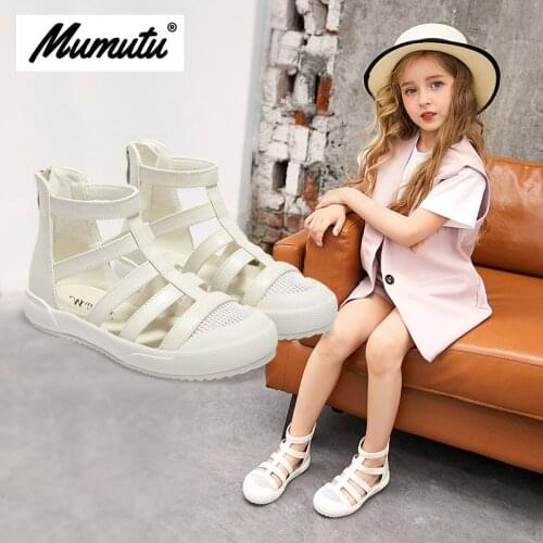 Odorless soft standard size children like girls breathable anti-wear casual light Girls summer scandal MM1978
