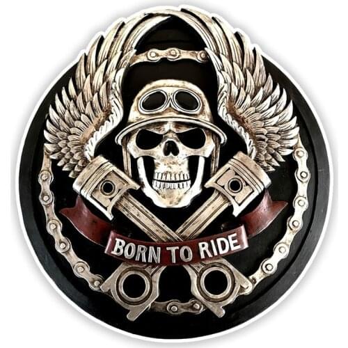 Hot Creative Skull Car Sticker Windshield Bumper Motorcycle Helmet Decal High Quality KK Vinyl Cover Scratches Auto Decoration