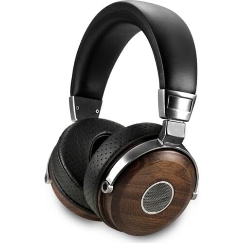 HIFI Stereo Monitoring Headphones Dynamic Wooden Earphone Bass Stereo Studio Audio Metal Headset