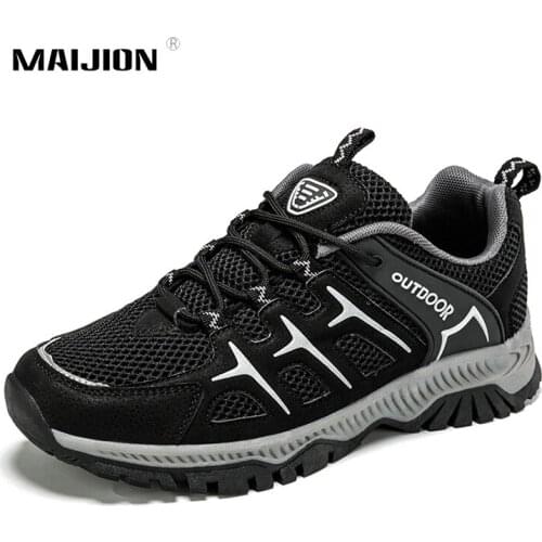 New Unisex Mountain Shoes Breathable Mesh Women Hiking Sneakers Non Slip Men Climbing Boots Outdoor Sports Camping Trekking