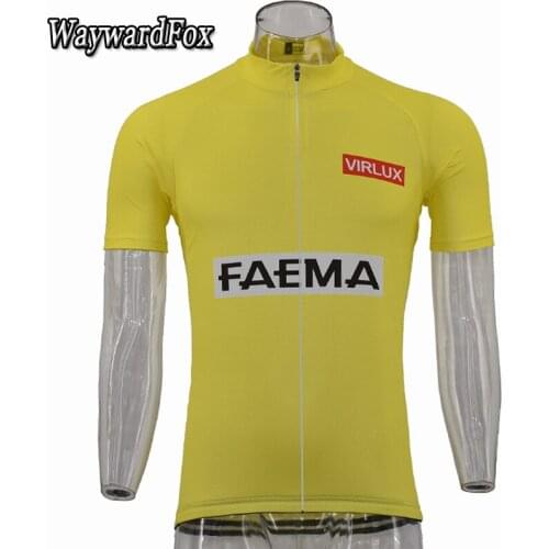 Hot mens yellow cycling Jersey Cycling Clothing pro team MTB / road Bicycle Clothes maillot ciclismo