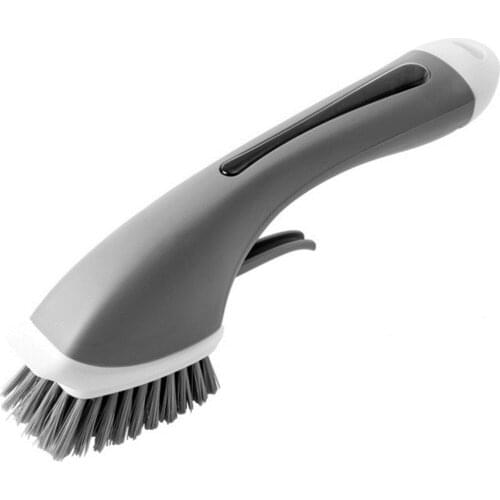 Long Handle Cleaning Brush Liquid Soap Dispenser Scrubber Dish Washing Kitchen Sink Clean Tools Bathroom Window Brushes