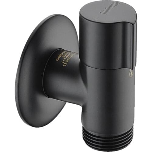 Matte Black 1/2 in 3/4 out for Dish Washing Machine Hose Bib Tap Refrigerator ice machine bidcock