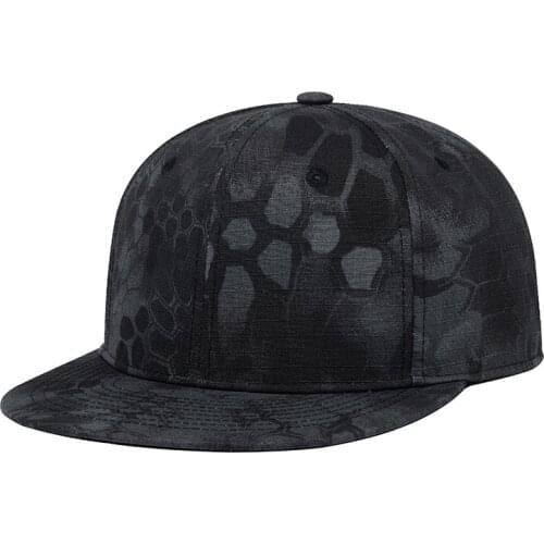 Honeycomb Beehive Nest Hive Shadow Unique Deep Dark Black Punk Python Boa Block Diamonds Man Cap Snapback Baseball Flat Brim Hat