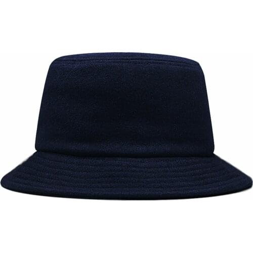 Big Head Men Large Size Wool Fisherman Hat Male Winter Panama Cap Man Plus Size Felt Bucket Hat 56-60cm 60-65cm