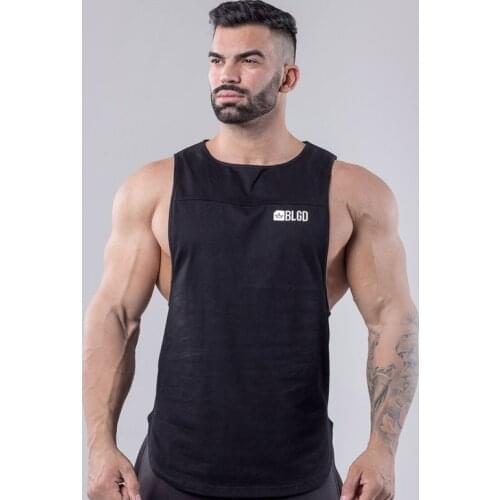 Men Casual Gym Running Vest Fitness Sleeveless Undershirt Bodybuilding Tank Tops Gym Training Sport Top Men Sportswear