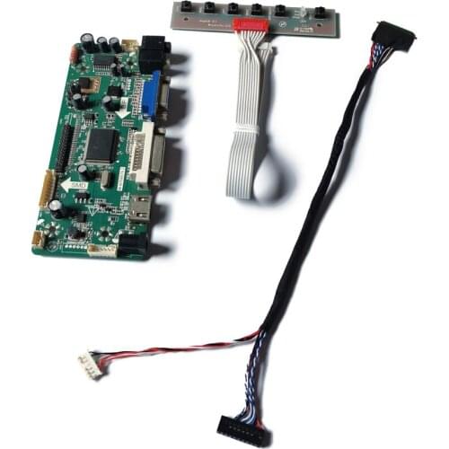 Fit B101AW02/B101AW03/B101AW06/HT101WSB/LP101WSA VGA DVI matrix 40 Pin LVDS 60Hz WLED 1024*600 monitor controller board kit