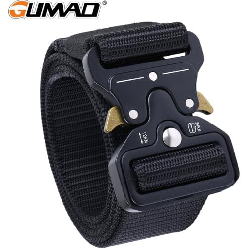 Police Combat Nylon Heavy Duty Utility Military Thick Tactical Belt Airsoft Hunting Men Waist Straps Waistband Gear Equipment