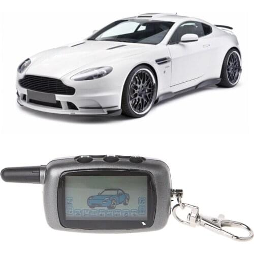 High Quality 1 Pc LCD Remote Controller Keychain 2-Way Car Alarm For StarLine A6 Keychain Alarm System
