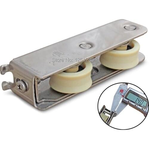 Stainless Steel Sliding Door Plastic Steel Window Pulley Aluminum Alloy Glass Brass Wheel Muted Roller House Hardware