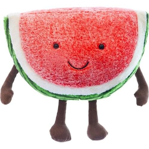 Cute Cartoon Fruit Shaped Throw Pillow Soft Stuffed Toys Warm Tatami Mattress Butt Pads for Children Birthday Gift