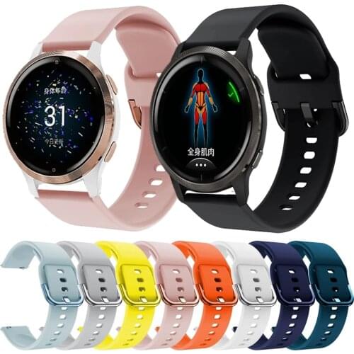 Sport Soft Silicone Replaceable Strap For Garmin Venu 2 band for Garmin Venu2 Vivoactive 4 Bracelet Watchbands Correa