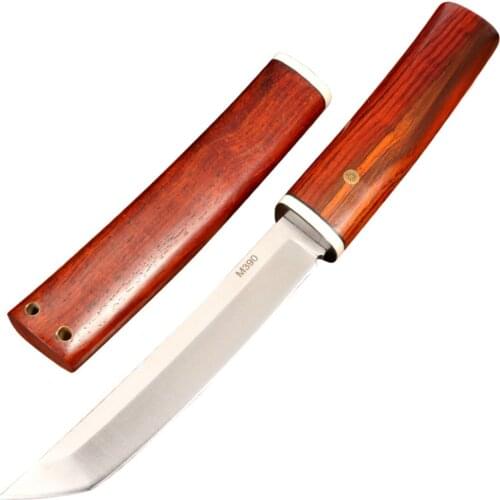 Japanese tactical knife M390 /Damascus steel 61-62hrc vacuum heat treatment sharp outdoor knife hunting knife (collection knife)