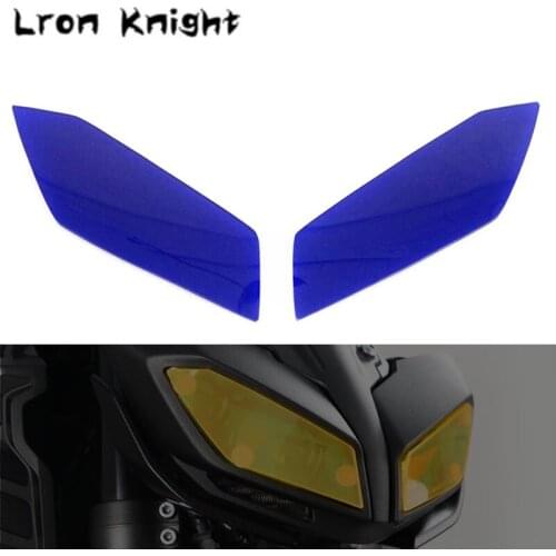For YAMAHA MT-09 MT09 FZ-09 FZ09 MT FZ 09 2017 2018 Motorcycle Headlight Guard Head Light Shield Screen Lens Cover Protector