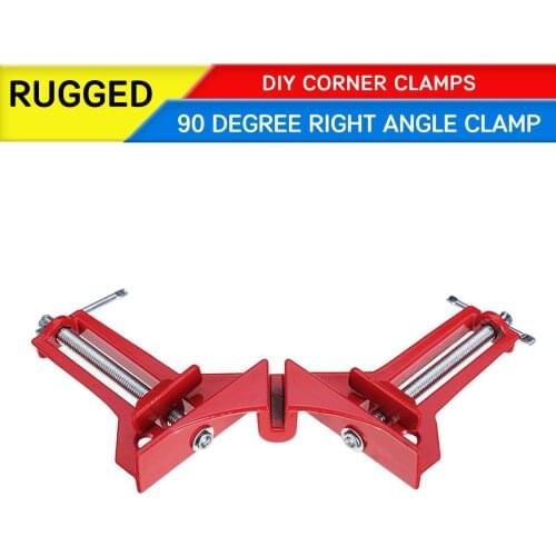 4pcs 90 Degree Right Angle Clamp Rugged DIY Corner Clamps Quick Fixed Fishtank Glass Wood Picture Frame Woodwork Right Angle