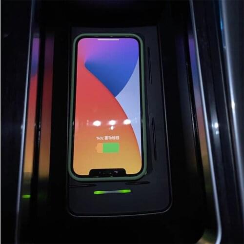 15W car wireless charger QI phone charger fast charging plate panel phone holder for Range Rover Sport 2018 2019 2020 2021