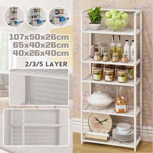 2/3/5 Large Capacity Shelf Storage Rack Display Stand Shelves Cosmetics Shampoo Holder Shower Caddy Bathroom Multi-layer