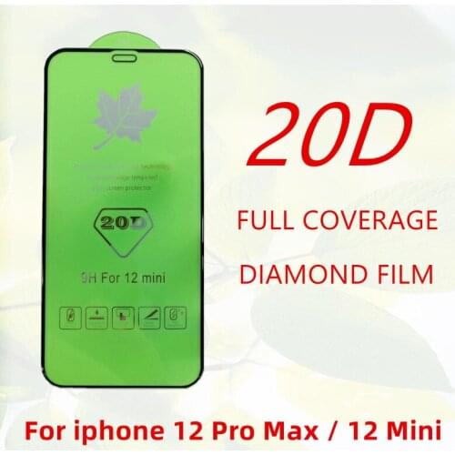 20D Protective Glass on the For iPhone 11 12 Pro XR X XS Max glass full cover iPhone 6 7 8 Plus Screen Protector Tempered Glass