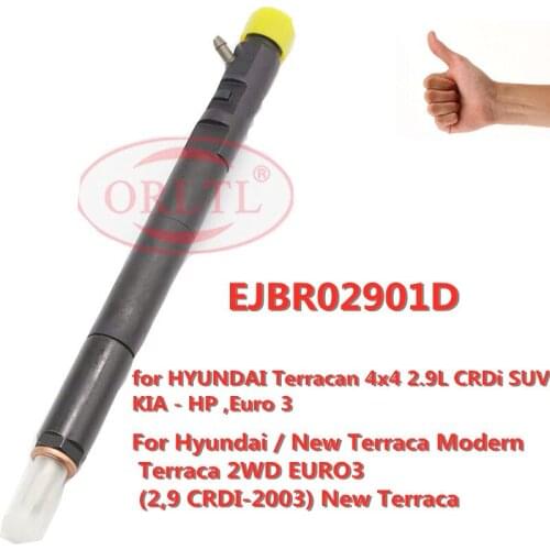 4 pieces EJBR02901D For Terracan 4x4 2.9L CRDi SUV (150bhp)，KIA - HP ,Euro 3