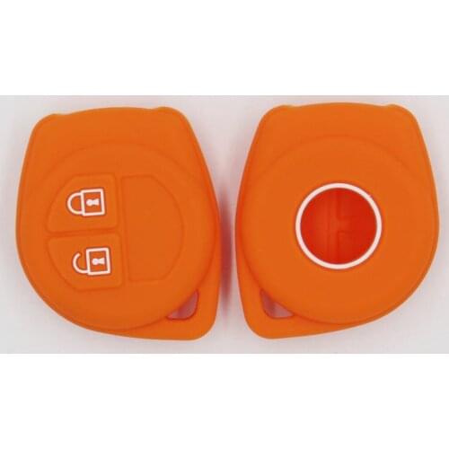 4PC silicone key fob cover case shell set skin protect holder for SUZUKI Swift Sport SX4 SCORSS grand vitara 2 button keyless re