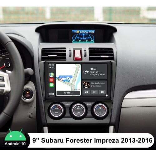 9 Inch Car Dvd Player Android Auto GPS Navigation With Carplay For Subaru Forester 2013-2016 Impreza WRX 2012-2016 Car Stereo