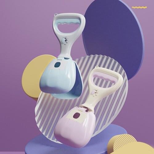 ABS Pet Dog Poop Scooper Shovel Pick Up Animal Waste Picker Outdoor Cleaning Tools Pet Picker with Poly Bag